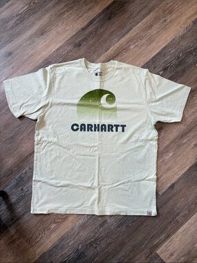 Carhartt Light Green  Tee with Green Gradient Logo